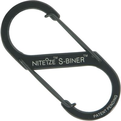 Moschettone S-Biner #3 / 6,5 cm NERO
