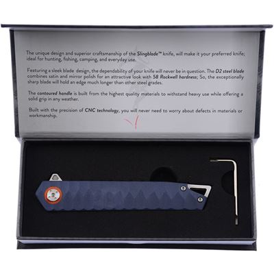 Coltello pieghevole SLING BLADE in confezione regalo  SBL-53GY 2