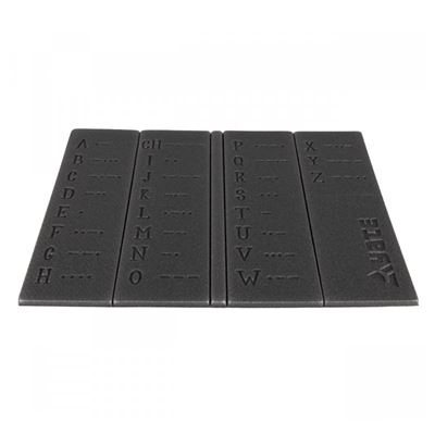 Cuscino pieghevole MORSEOVKA 36 x 26 x 0,8 cm NERO