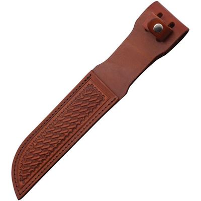 Fodero per coltello con lama fissa da 7,5" in pelle MARRONE