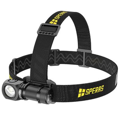 Lampada frontale SH16 ricaricabile, rettangolare, multifunzionale, 1650 lumen, 355 metri SPERAS SH16-SP 9