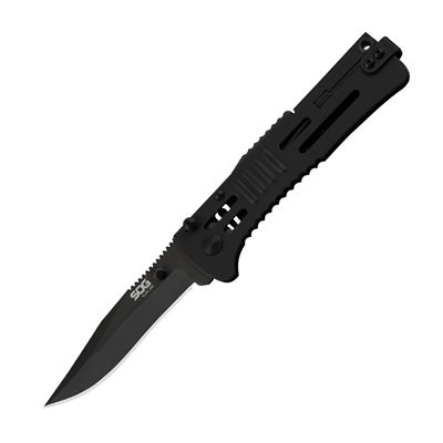 Coltello pieghevole SLIMJIM Clip Point NERO SOG SJ32-CP 8