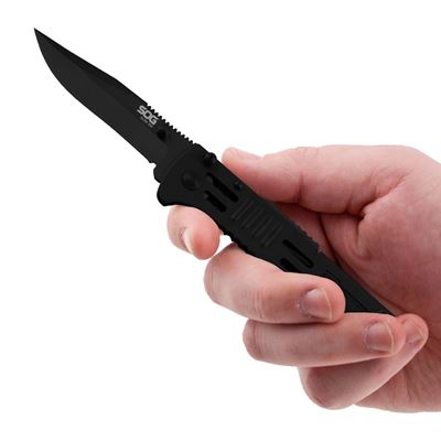 Coltello pieghevole SLIMJIM Clip Point NERO SOG SJ32-CP 10