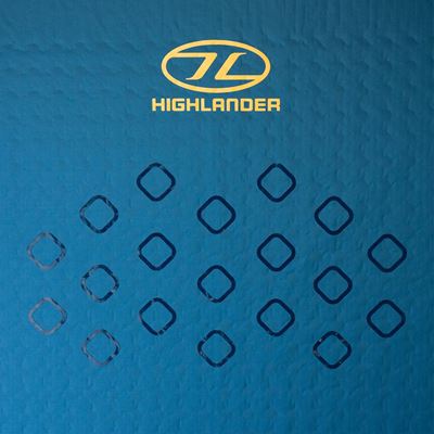 Materassino autogonfiante antiscivolo KIP MAT 50 mm BLU HIGHLANDER SM131-DB 3