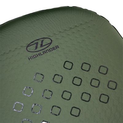 Materassino autogonfiante antiscivolo KIP MAT 50 mm VERDE HIGHLANDER SM131-OG 2