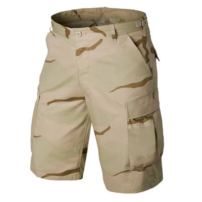 Pantaloncini modello BDU rip-stop 3-COL DESERT