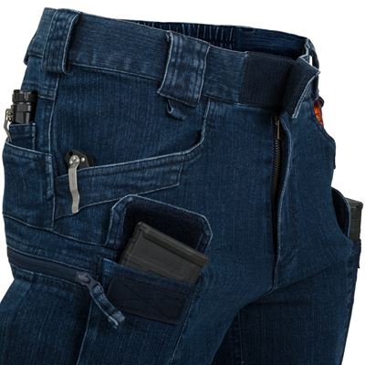 Pantaloncini UTS URBAN TACTICAL 11" rip-stop in denim blu Helikon-Tex® SP-UTK-DS-97 11