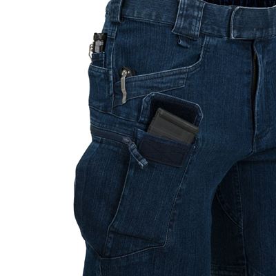 Pantaloncini UTS URBAN TACTICAL® corti 8,5" in denim BLU Helikon-Tex® SP-UTS-DS-97 8