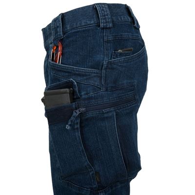 Pantaloncini UTS URBAN TACTICAL® corti 8,5" in denim BLU Helikon-Tex® SP-UTS-DS-97 10