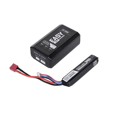 Set caricabatterie EASY LIPO CHARGER e batteria 11,1 V 1000 mAh, 20C - Stick (buffer)