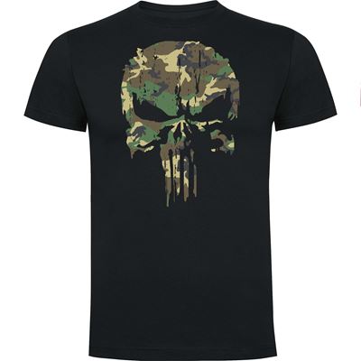 Maglietta PUNISHER maniche corte WOODLAND
