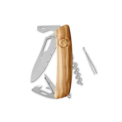 Coltello tascabile SWIZA SH03TR LEGNO D'ULIVO