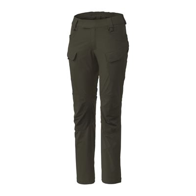 Pantaloni da donna OUTDOOR TACTICAL® softshell TAIGA GREEN