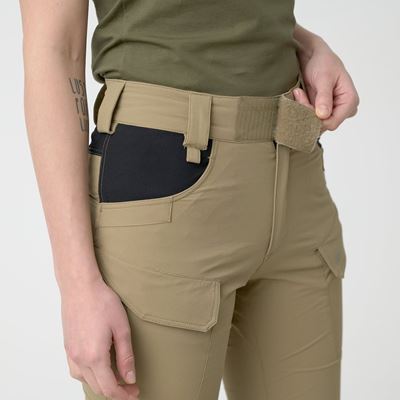 Pantaloni da donna OUTDOOR TACTICAL® softshell KHAKI/NERO Helikon-Tex® SW-OTP-NL-1301A 18