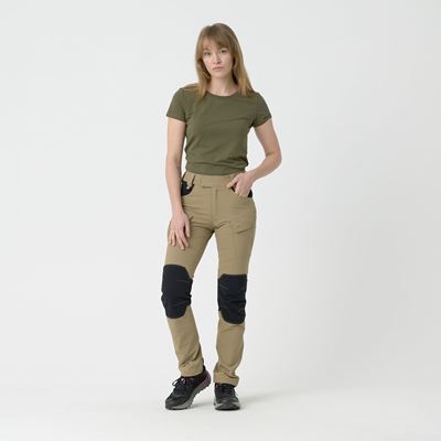 Pantaloni da donna OUTDOOR TACTICAL® softshell KHAKI/NERO Helikon-Tex® SW-OTP-NL-1301A 12
