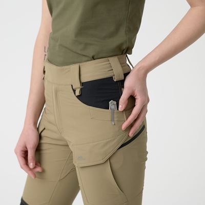 Pantaloni da donna OUTDOOR TACTICAL® softshell KHAKI/NERO Helikon-Tex® SW-OTP-NL-1301A 3