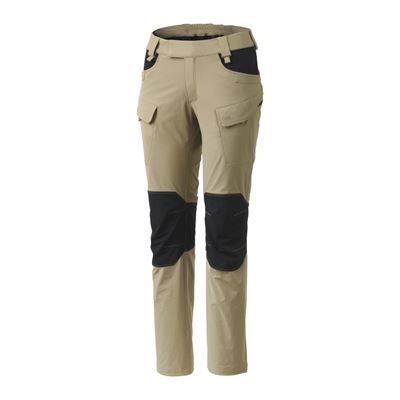 Pantaloni da donna OUTDOOR TACTICAL® softshell KHAKI/NERO