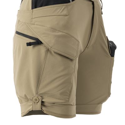 Pantaloncini da donna OTS® VersaStretch® Lite 8,5" corti KHAKI/NERO Helikon-Tex® SW-OTS-VL-1301A 4