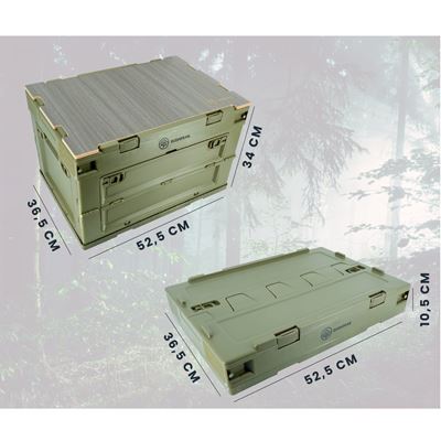 Cassa pieghevole Flexbox 50L VERDE BUSHPEAK SW10079.1 3
