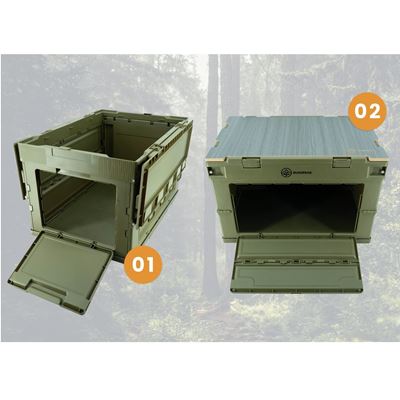 Cassa pieghevole Flexbox 50L VERDE BUSHPEAK SW10079.1 2