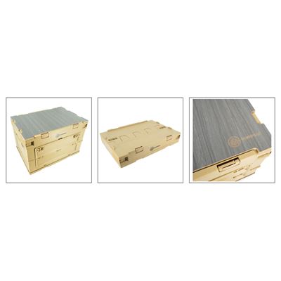 Cassetta pieghevole Flexbox 50L SABBIA BUSHPEAK SW10079.2 5