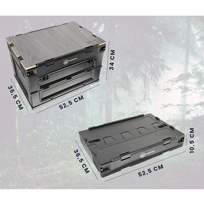 Contenitore pieghevole Flexbox 50L NERO BUSHPEAK SW10079.3 3