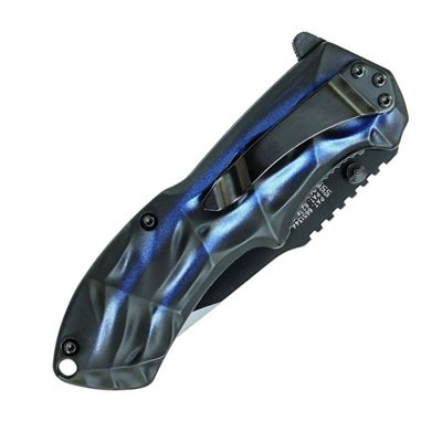 Coltello pieghevole blu e nero tantoo SMITH & WESSON Smith & Wesson® SWBLOP3TBL 2