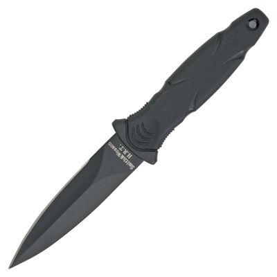 Coltello SMITH & WESSON H.R.T.3 lama fissa con fodero NERO