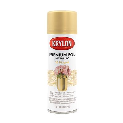 Colore KRYLON Premium Foil metallizzato spray GOLD-ORO 18KT