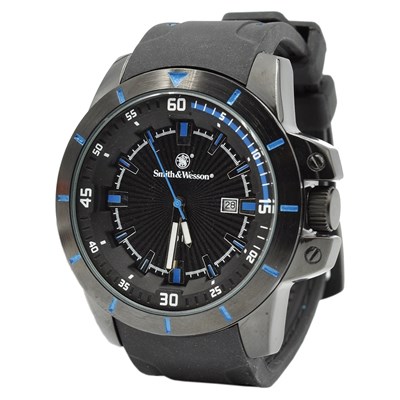 Orologio TROOPER con cinturino in gomma BLU