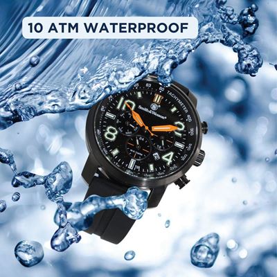 Orologio CHRONOGRAPH cinturino in gomma NERO Smith & Wesson® SWW-1500-BLK 5