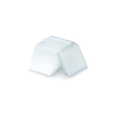 Microvetri di copertura 18x18 mm, confezione da 100 pezzi
