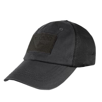 Cappellino OPERATOR MESH con pannelli in velcro NERO