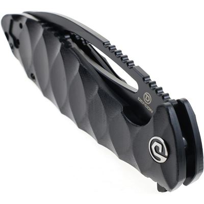 Coltello a serramanico NEO-SHILIN F con lama liscia NERO DEFCON TD009FBK 3