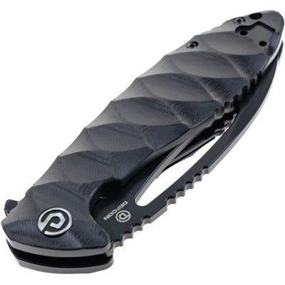 Coltello a serramanico NEO-SHILIN F con lama liscia NERO DEFCON TD009FBK 2