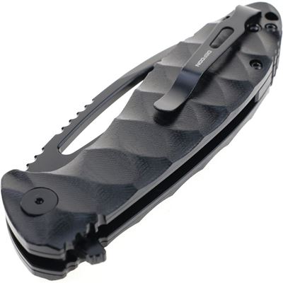 Coltello a serramanico NEO-SHILIN F con lama liscia NERO DEFCON TD009FBK 7