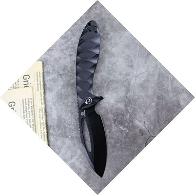 Coltello a serramanico NEO-SHILIN F con lama liscia NERO DEFCON TD009FBK 6