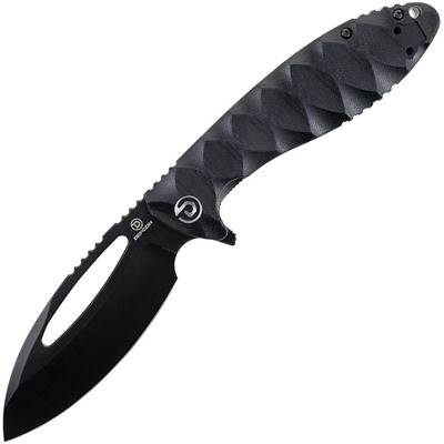 Coltello a serramanico NEO-SHILIN F con lama liscia NERO