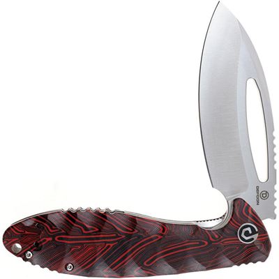 Coltello a serramanico NEO-SHILIN F con lama liscia ROSSO DEFCON TD009FRD 3