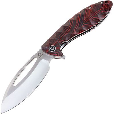 Coltello a serramanico NEO-SHILIN F con lama liscia ROSSO