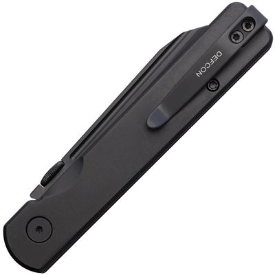Coltello a serramanico OPERATOR con lama liscia NERO  TD013BK 2