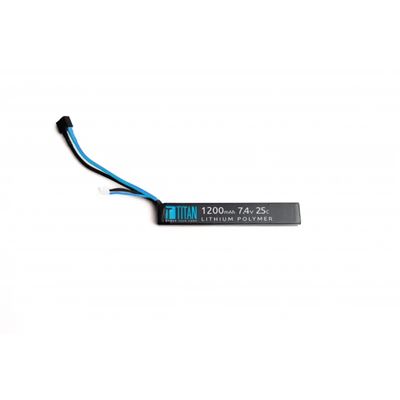 Batteria Li-Pol 7,4 V 1200 mAh, 25C (Dean-T) - Stick (buffer)