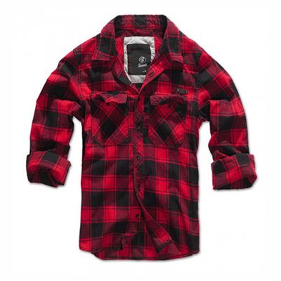 Camicia CHECK a quadri ROSSA/NERA BRANDIT 4002-41 2