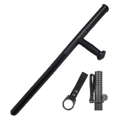 Tonfa della polizia con gancio /POLICARBONATO/ 59 cm NERO