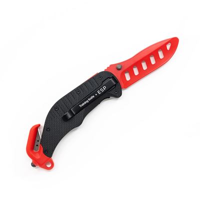Coltello pieghevole ZÁCHRANÁŘ da allenamento ROSSO ESP TRK-01 4