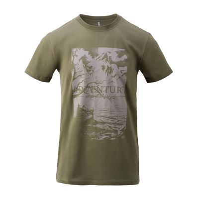 Maglietta ADVENTURE IS OUT THERE OLIVE GREEN Helikon-Tex® TS-AIO-CO-02 3