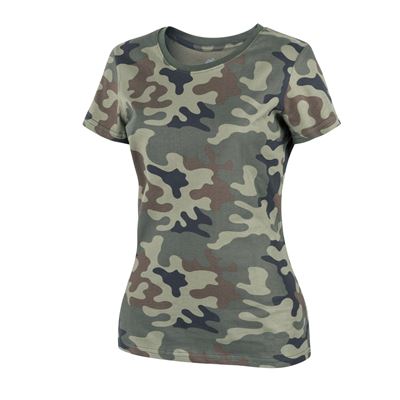 Maglietta da donna CLASSIC CAMUFLAGE POLACCO WOODLAND