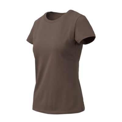 Maglietta da donna ORGANIC SLIM EARTH BROWN