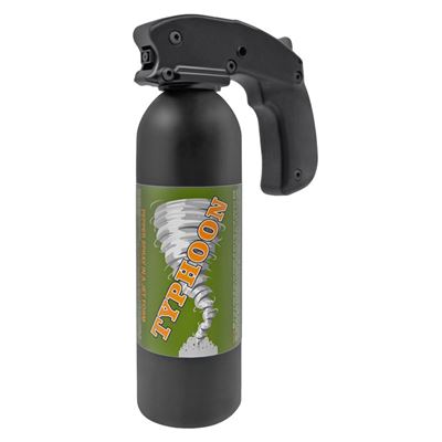 Spray difensivo TAJFUN al pepe a getto 400 ml, portata 5-6 m