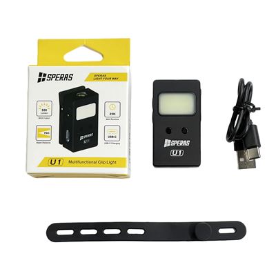 Torcia U1 RGB ricaricabile, 500 lumen, 75 metri, IP65 SPERAS U1-SP 5